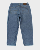 Vintage Y2K 00s Tommy Hilfiger Two-Tone Wash Wide Leg Jeans - W38 L32