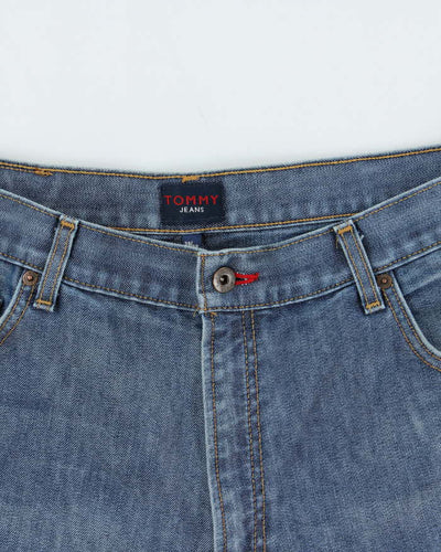 Vintage Y2K 00s Tommy Hilfiger Two-Tone Wash Wide Leg Jeans - W38 L32