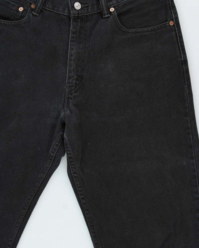 Vintage Levi's 505 Black Straight Leg Jeans - W34 L29