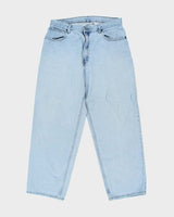 Vintage 1990s Levi's 595 Baggy Straight Fit Jeans - W34 L32