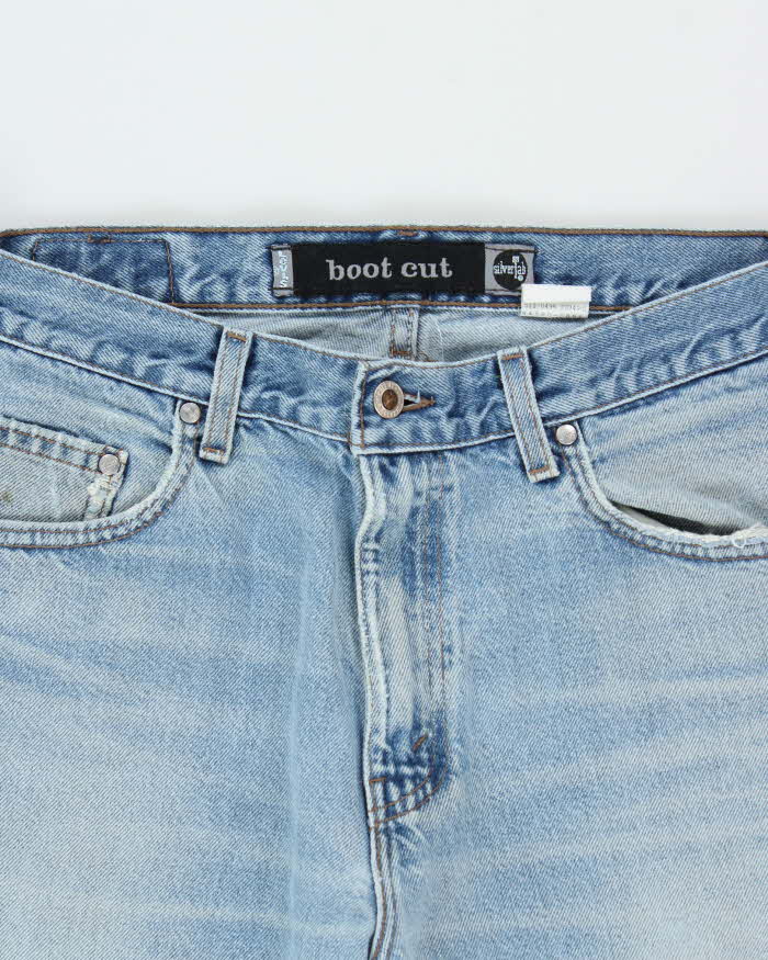 Vintage 1990s Levi's SilverTab Boot Cut Light Denim Jeans - W33 L32