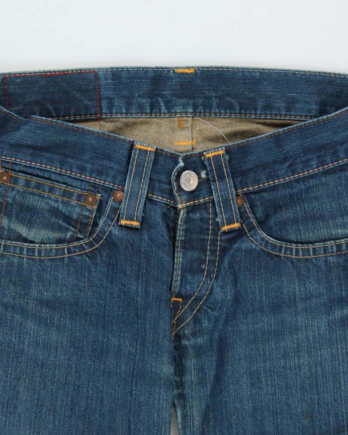 Vintage 2002 Levi's Red 01M F02 Made In Croatia Japanese Denim Straight Leg Jeans - W33 L28