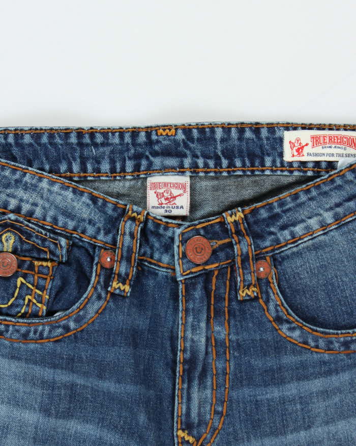 Vintage Y2K True Religion Flap Pocket Ascot Straight Leg Jeans - W31 L29
