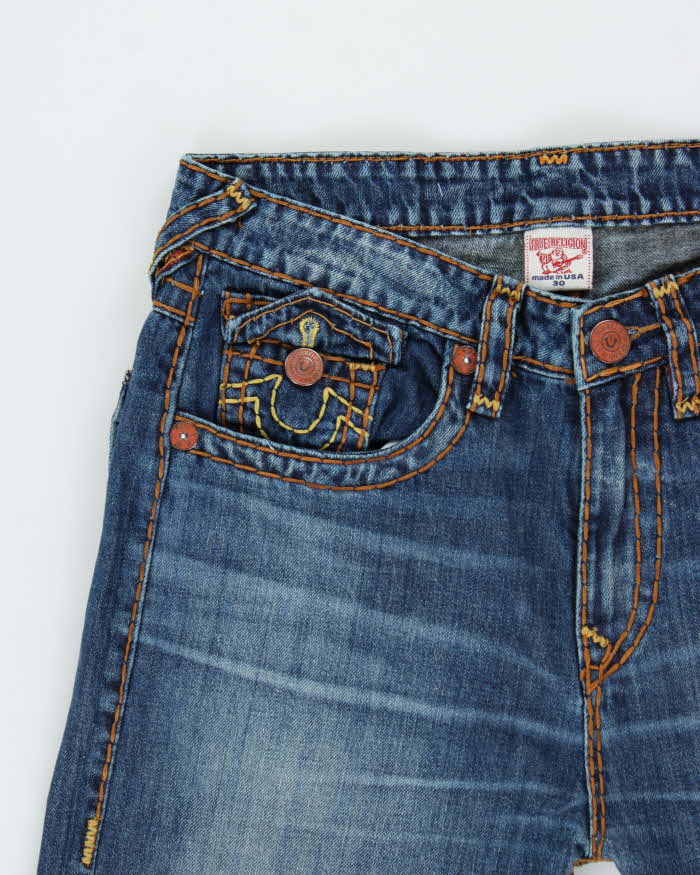 Vintage Y2K True Religion Flap Pocket Ascot Straight Leg Jeans - W31 L29