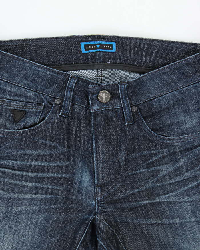 Vintage Y2K Guess x Tiesto Raw Denim Slim Fit Jeans - W31 L32