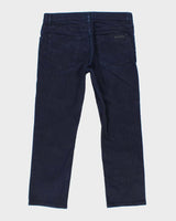 AW2018 Prada Indigo Dark Denim Tapered Straight Leg Jeans - W34 L27