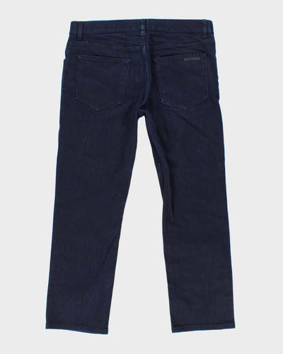 AW2018 Prada Indigo Dark Denim Tapered Straight Leg Jeans - W34 L27