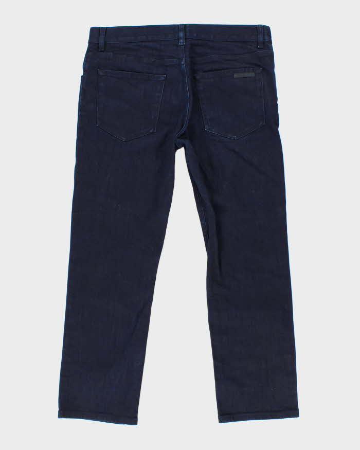 AW2018 Prada Indigo Dark Denim Tapered Straight Leg Jeans - W34 L27