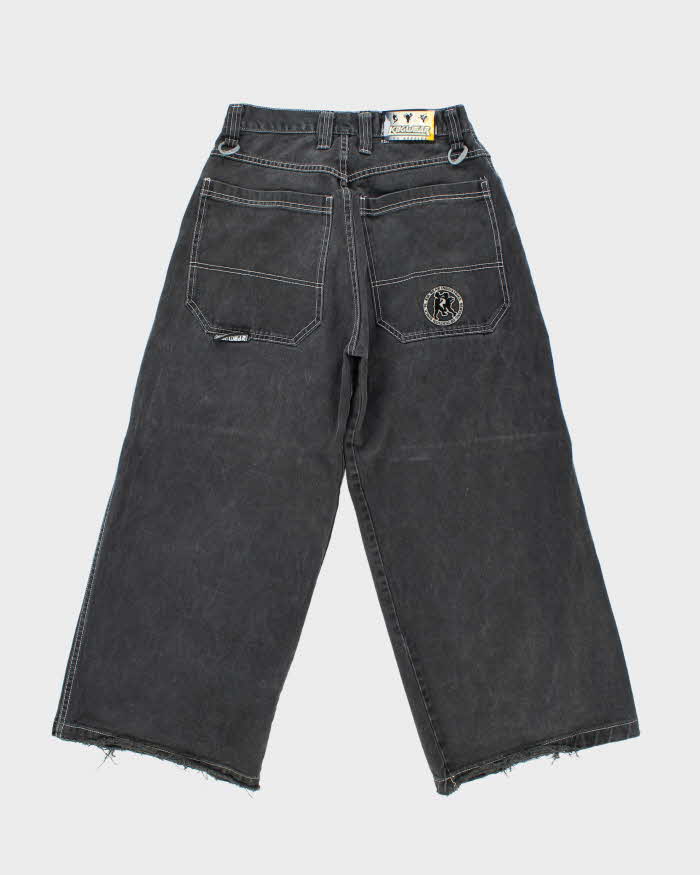 Vintage 1990s Y2K Kikwear LA Baggy Wide Leg Jeans - W30 L27
