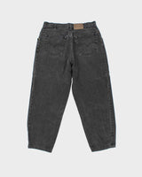 Vintage 1990s Levi's Black Label Tapered Wide Leg Jeans - W32 L27