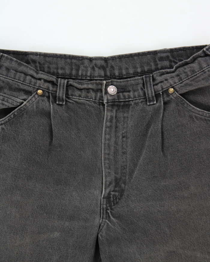 Vintage 1990s Levi's Black Label Tapered Wide Leg Jeans - W32 L27