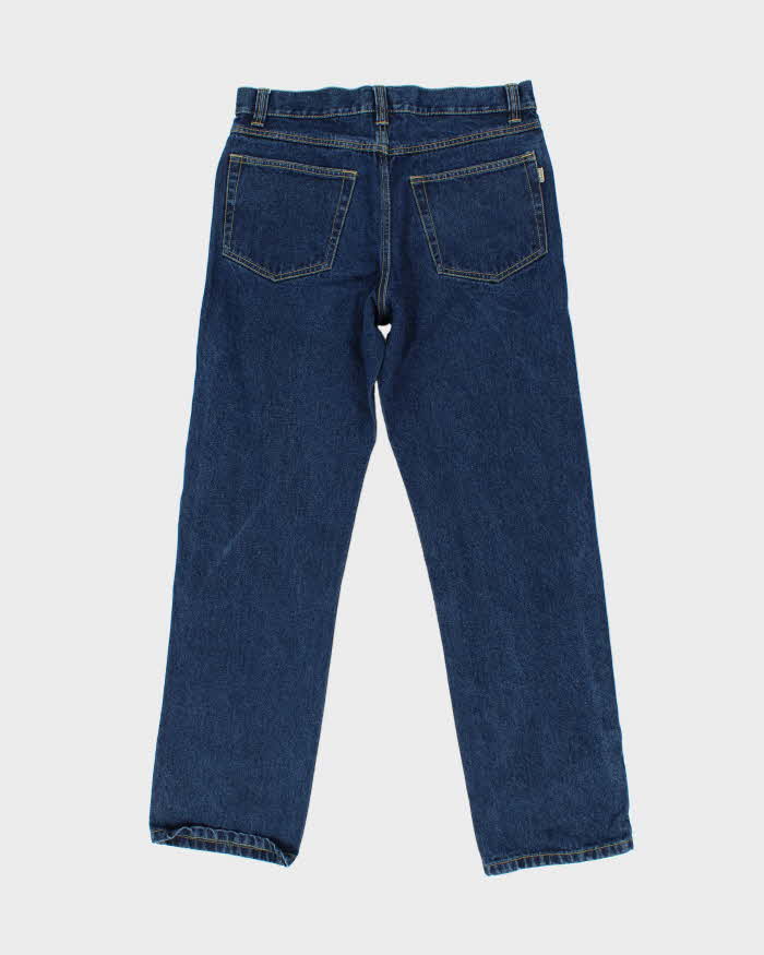 Vintage Red Head Dark Wash Denim Straight Leg Jeans - W32L32