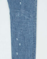 Vintage Dolce &amp; Gabbana Light Denim Distressed Slim Fit Jeans - W32 L29