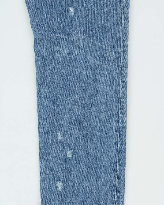 Vintage Dolce &amp; Gabbana Light Denim Distressed Slim Fit Jeans - W32 L29