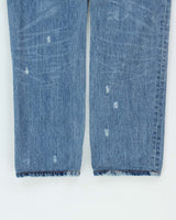 Vintage Dolce &amp; Gabbana Light Denim Distressed Slim Fit Jeans - W32 L29