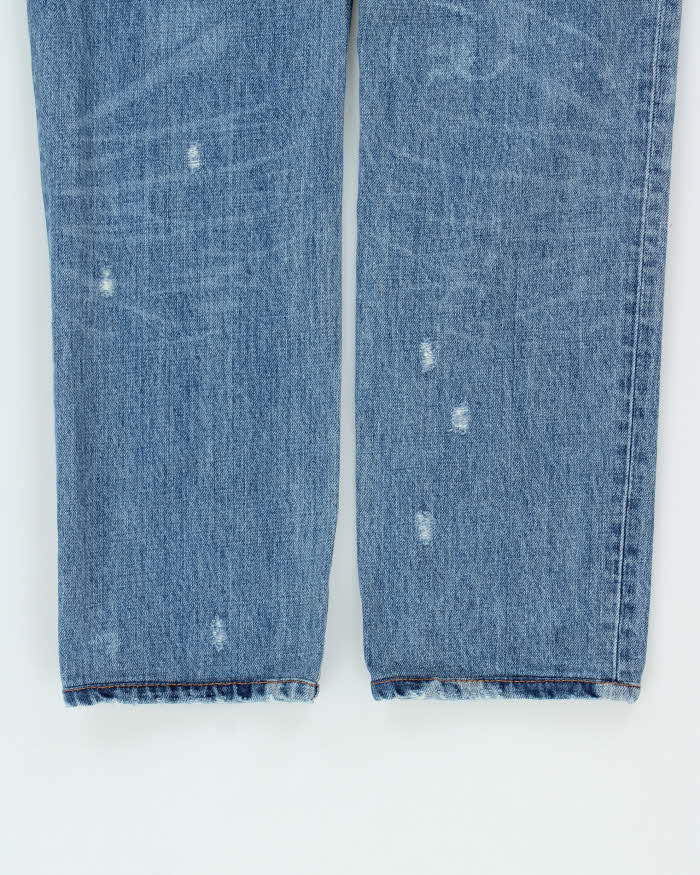 Vintage Dolce &amp; Gabbana Light Denim Distressed Slim Fit Jeans - W32 L29