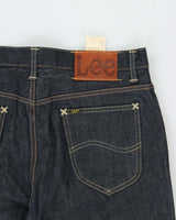 Deadstock Lee x Stussy Raw Japanese Denim Slim Straight Leg Jeans - W34 L32