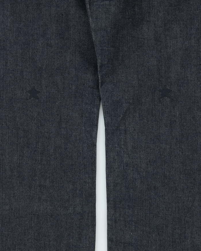 Deadstock Lee x Stussy Raw Japanese Denim Slim Straight Leg Jeans - W34 L32