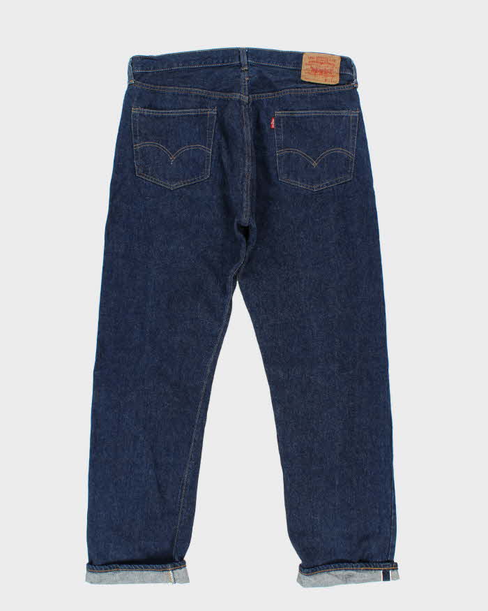 Vintage 1970s Levi's 502 16 Stamped Made In USA Raw Denim Selvedge Edge Straight Leg Tapered Jeans - W38 L34