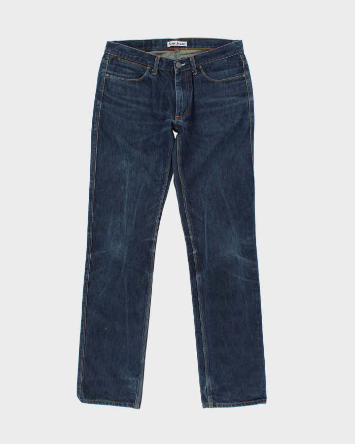 Vintage Acne Raw Indigo Denim Slim Fit Jeans - W32 L33