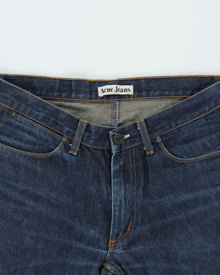 Vintage Acne Raw Indigo Denim Slim Fit Jeans - W32 L33