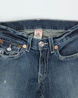 Vintage Y2K 00s True Religion Billy Flap Straight Leg Bootcut Jeans - W33 L32