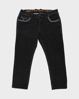 Vintage Y2K 00s Rock Revival Contrast Stitch Rey Straight Leg Denim Jeans - W36 L28