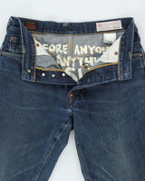 Vintage Y2K 00s Evisu 'Did Everything' Japanese Denim Straight Leg Jeans - W30 L31