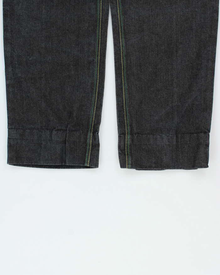 Vintage Y2K 00s Coogi Embroidered Stone Wash Denim Wide Leg Jeans - W34 L28