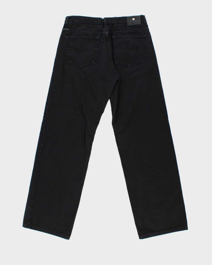 Vintage Y2K 00s Versace JC Double Dyed Wide Leg Denim Jeans - W30 L30