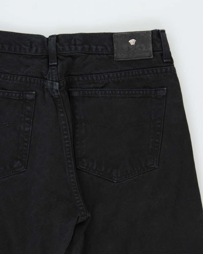 Vintage Y2K 00s Versace JC Double Dyed Wide Leg Denim Jeans - W30 L30