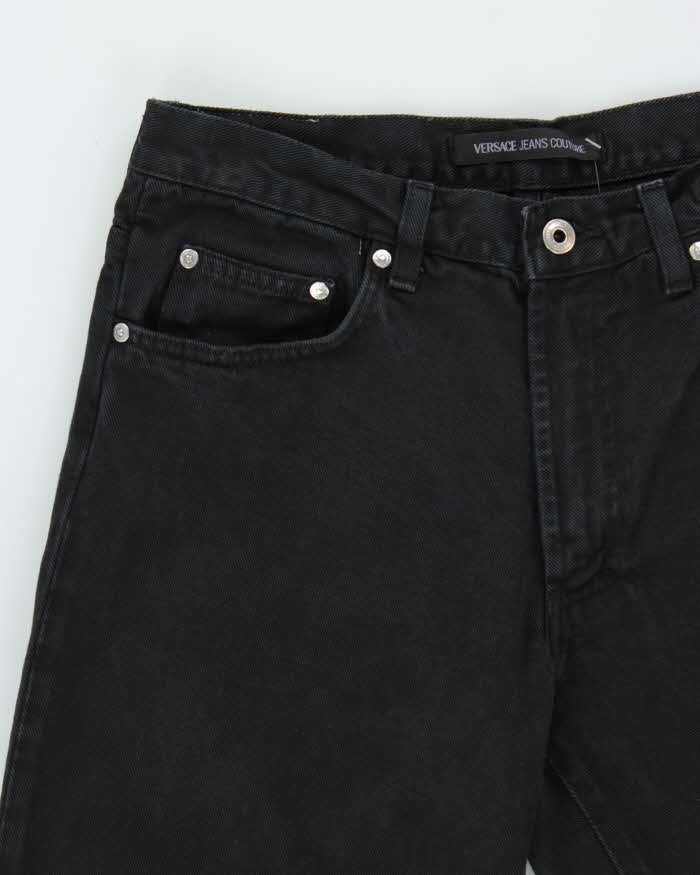 Vintage Y2K 00s Versace JC Double Dyed Wide Leg Denim Jeans - W30 L30