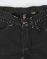 Vintage Y2K 00s Evisu x Puma Black Wide Leg Denim Jeans - W36 L26