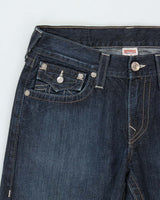 Vintage True Religion Flap Pocket Indigo Straight Leg Denim Jeans - W34 L34