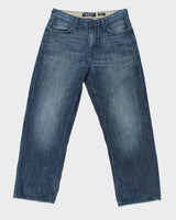 Vintage Y2K 00s Ecko UNLTD Baggy Fit Wide Leg Denim Jeans - W34 L32