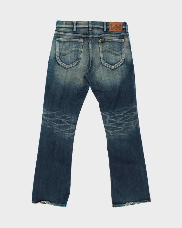 Vintage Y2K 00s Lee Riders Japanese Indigo Denim Low Rise Bootcut Jeans - W32 L31