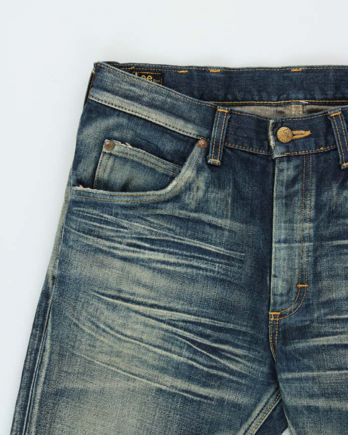 Vintage Y2K 00s Lee Riders Japanese Indigo Denim Low Rise Bootcut Jeans - W32 L31