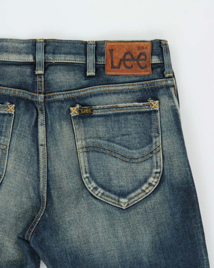 Vintage Y2K 00s Lee Riders Japanese Indigo Denim Low Rise Bootcut Jeans - W32 L31