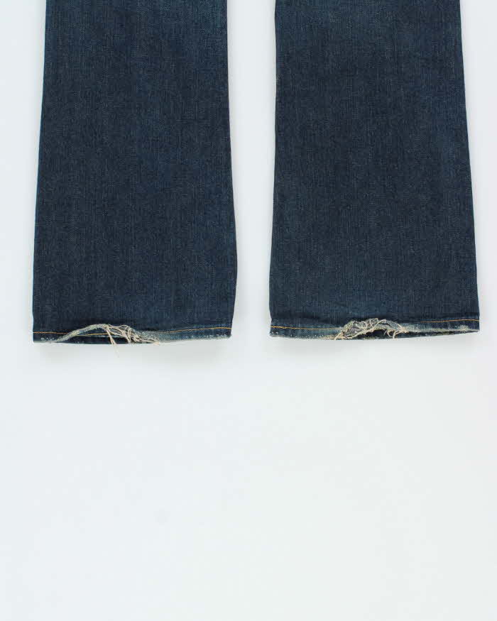 Vintage Y2K 00s Lee Riders Japanese Indigo Denim Low Rise Bootcut Jeans - W32 L31