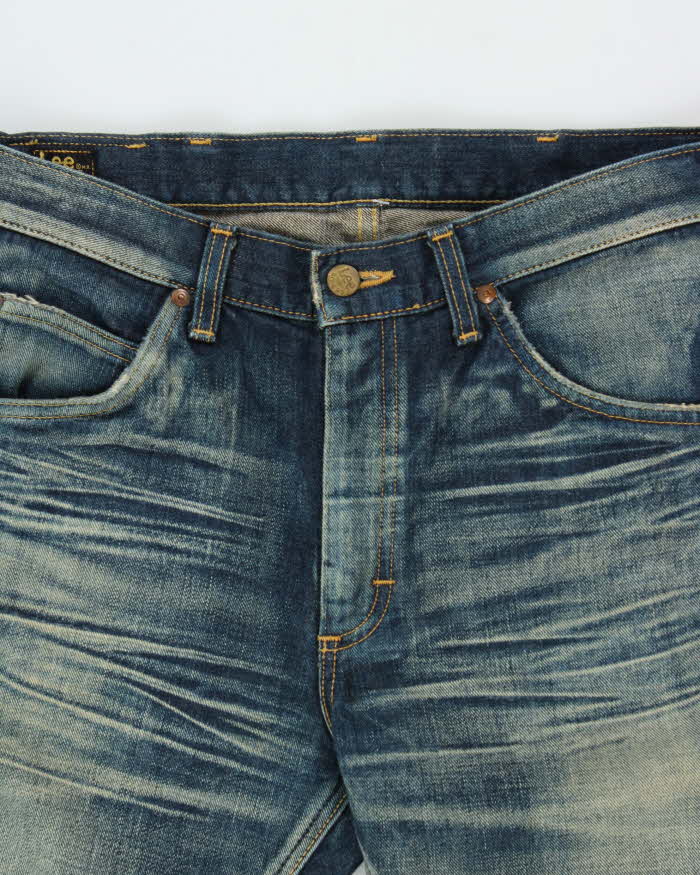 Vintage Y2K 00s Lee Riders Japanese Indigo Denim Low Rise Bootcut Jeans - W32 L31