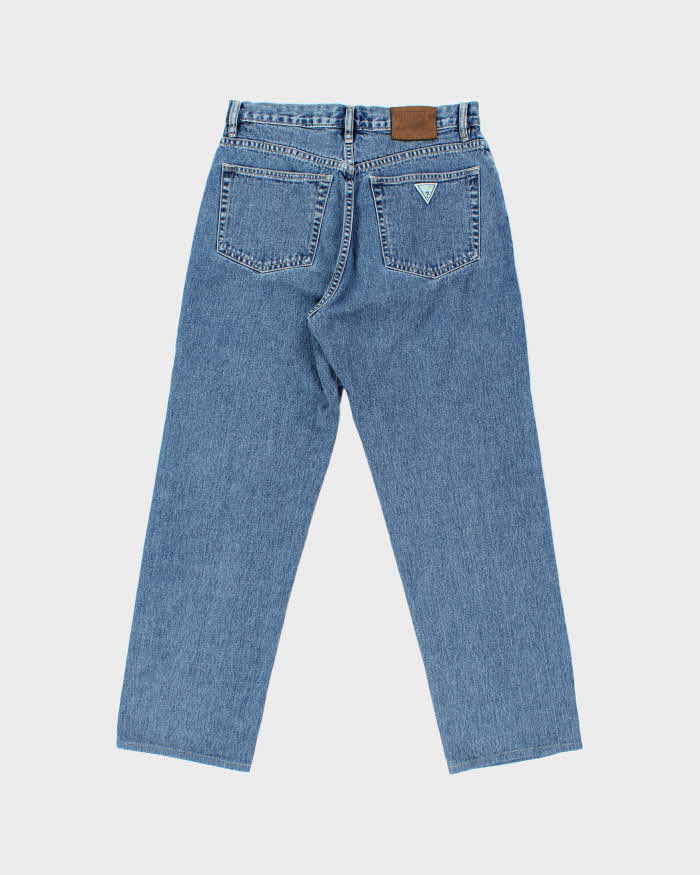 Vintage 1990s Guess High Waisted Straight Leg Jeans - W32 L29