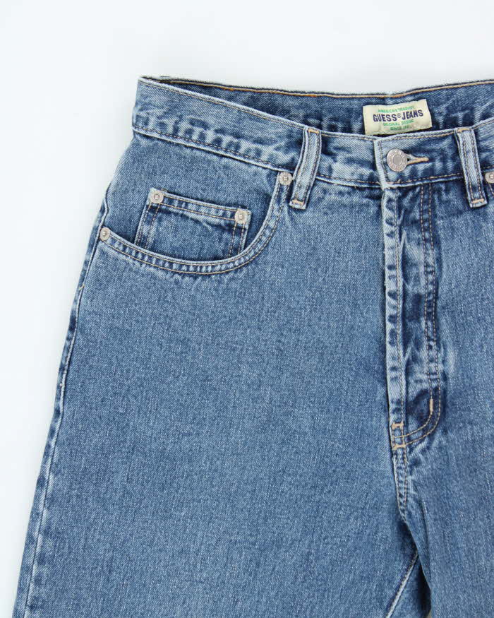 Vintage 1990s Guess High Waisted Straight Leg Jeans - W32 L29