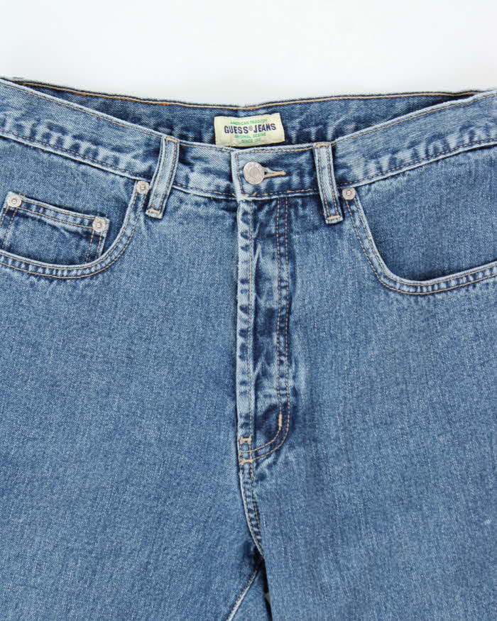 Vintage 1990s Guess High Waisted Straight Leg Jeans - W32 L29