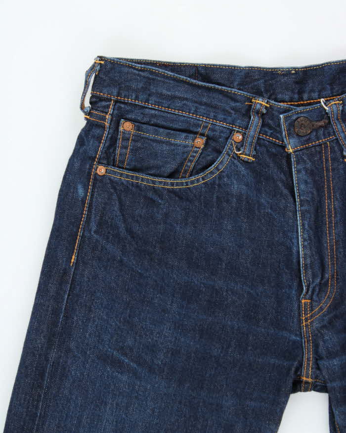 Vintage Levi's 505 Japanese Selvedge Denim Straight Leg Jeans - W33 L28