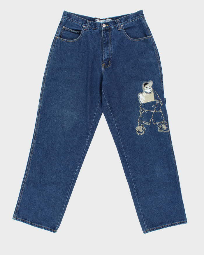 Vintage Y2k 00s Exco Ultra Wide Leg Jeans - W32 L32