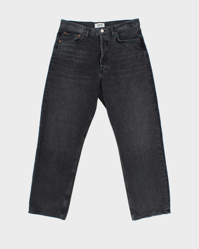 Agolde Wide Leg Black Jeans - W32 L29
