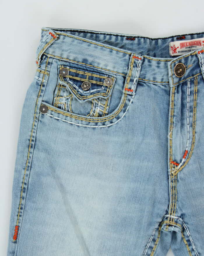 Vintage Y2k 00s True Religion Contrast Stitch Jeans - W35 L30