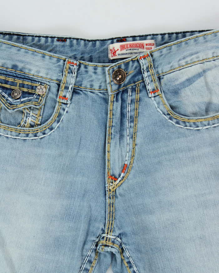 Vintage Y2k 00s True Religion Contrast Stitch Jeans - W35 L30