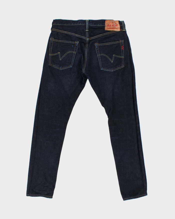 Vintage Iron Heart 777 Selvedge Slim Tapered Jeans - W33 L36