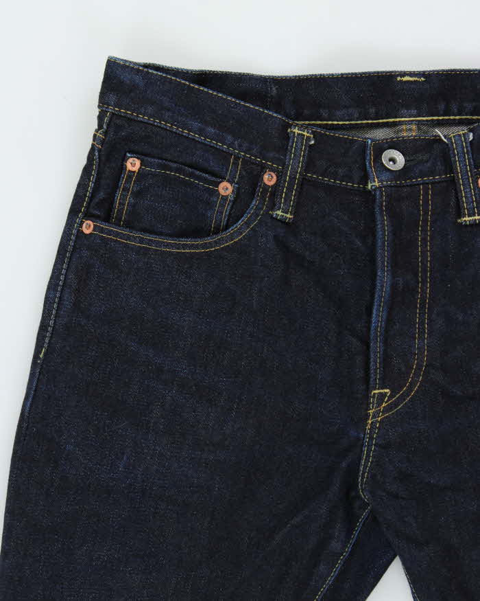 Vintage Iron Heart 777 Selvedge Slim Tapered Jeans - W33 L36